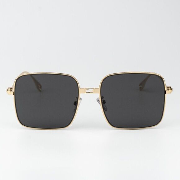 Fendi BAGUETTE Women Sunglasses Square Metal Endura Gold Smoke FE40123U 30A main image 5